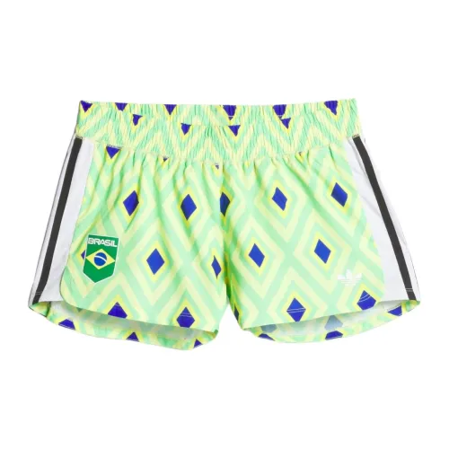 Adidas Originals Skateboarding Casual Shorts Women's Light Green