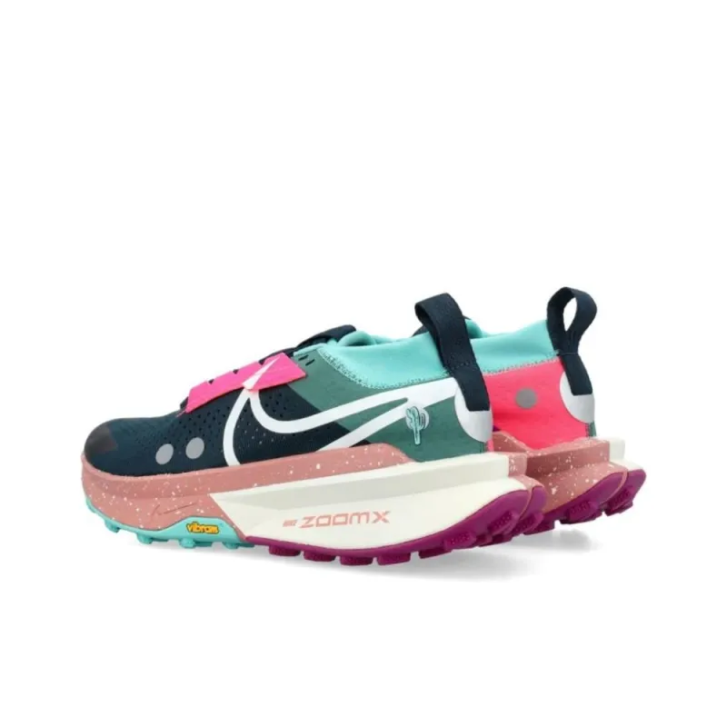 Nike ZoomX Zegama 2 Armory Navy Green Frost Vivid Grape Sail Women's-3