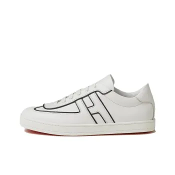 HERMES Boomerang Low Top Skateboard Shoes Men's White