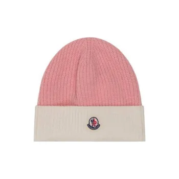 Moncler Logo-appliqué Rib-knit Beanie