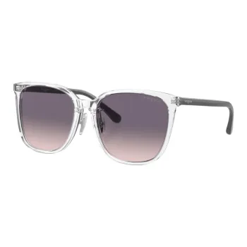 VOGUE Acetate Square Sunglasses Women's Transparent