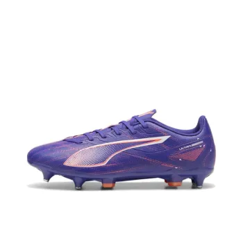 PUMA Ultra 5 Anti Slip Wear Resistant Soccer Shoes Men's Purple Orange