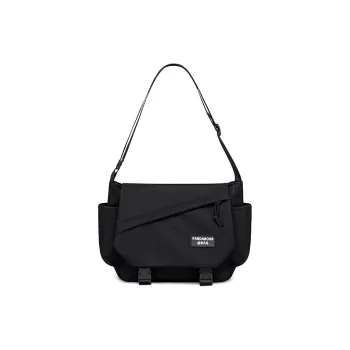 Bobby Bear Oxford Shoulder Bag Crossbody Bag Techwear Workwear Bag Messenger Bag Regular Unisex Black/White
