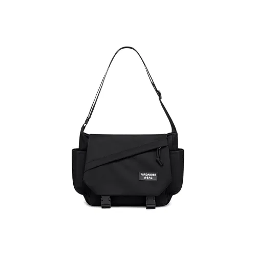 Bobby Bear Oxford Shoulder Bag Crossbody Bag Techwear Workwear Bag Messenger Bag Regular Unisex Black/White