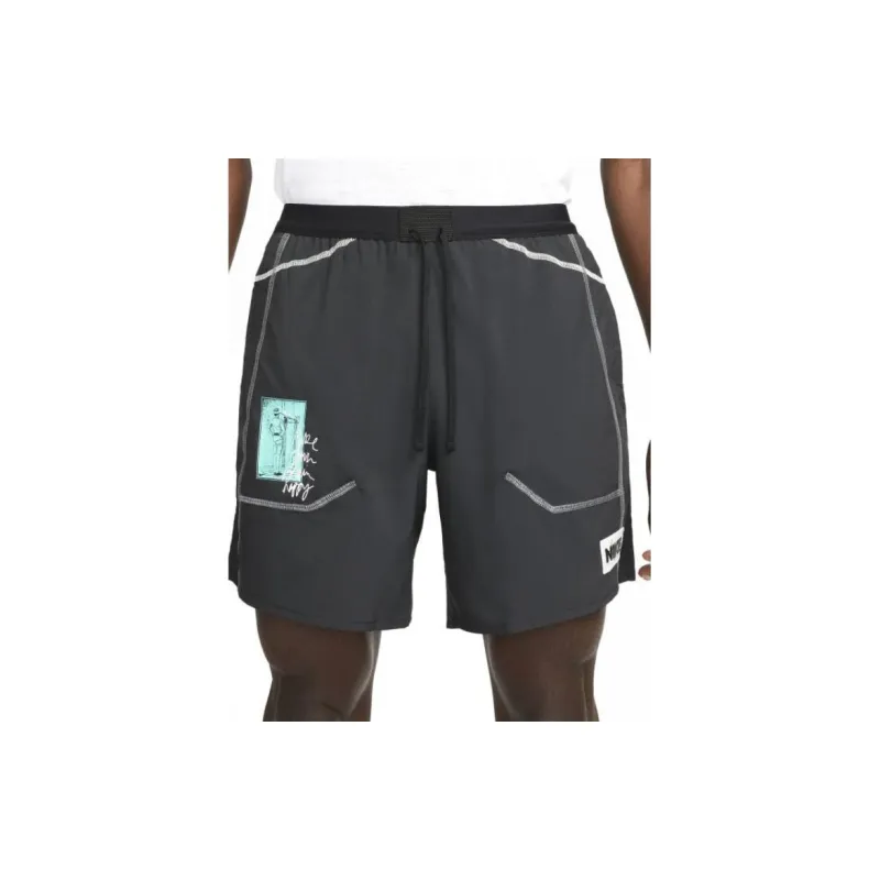 Nike Dri FIT Stride D.Y.E. Casual Shorts Men's Gray-1
