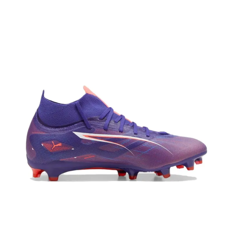 PUMA Ultra 5 Anti Slip Wear Resistant Soccer Shoes Women's Purple Orange-1