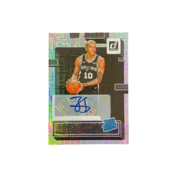 PANINI 2022 23 Star Card Jeremy Soong Spurs RC Rising Stars Durex Mojo Fold Autograph Card Pass Sports Cards 1 Pc