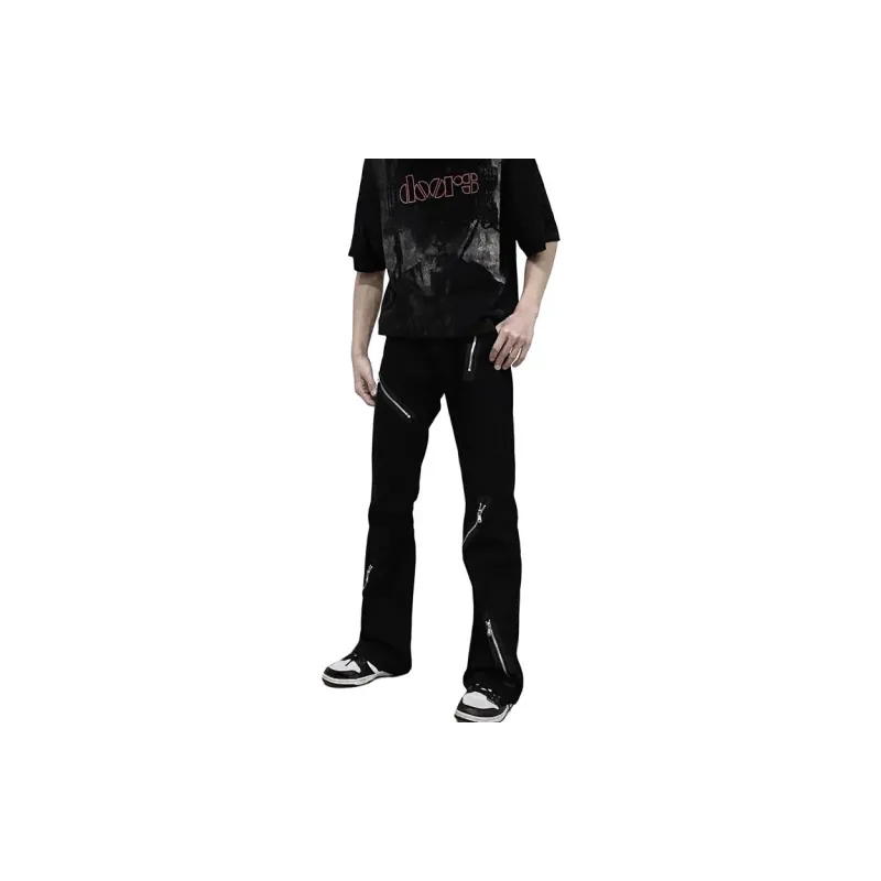 MGXEK Jeans Unisex Black-2