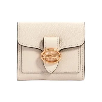 COACH Leather Dionysus Shoulder Bag Wallet Trumpets Women's Ecru