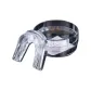 Double-Layer Transparent Mouthguard 1 Pack (Includes Tooth Protection Case)