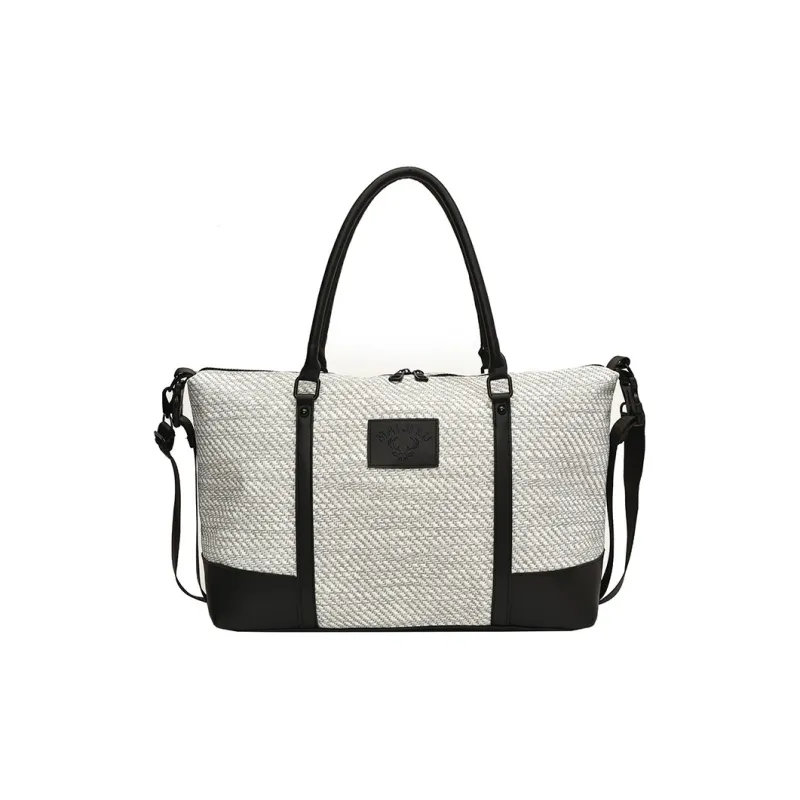 Travel PU Travel Bag Unisex Khaki/Pink/Black/Gray-117