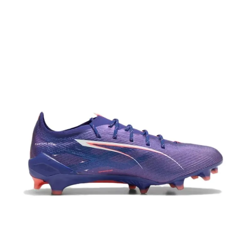 PUMA Ultra 5 FG Firm Ground Slip Resistant, Abrasion Resistant, Breathable Soccer Shoes Women's Purple Orange-1