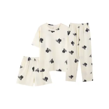 The Story Of The Flower Season Pajama Set Women's Apricot