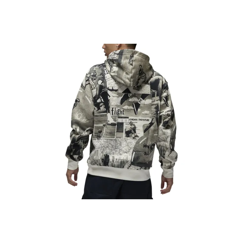 Jordan Brooklyn Fleece Printed Pullover Hoodie-1