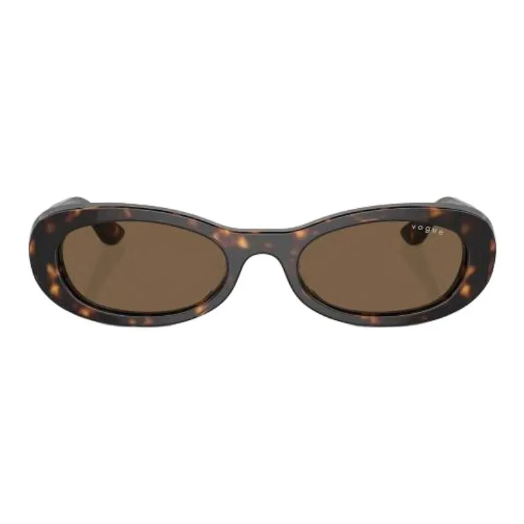 VOGUE Tortoiseshell effect Oval frame Sunglasses-1