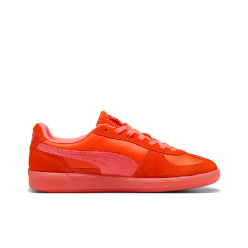 PUMA Palermo Anti Slip Wear Resistant Low Top Casual Shoes Unisex Orange-1