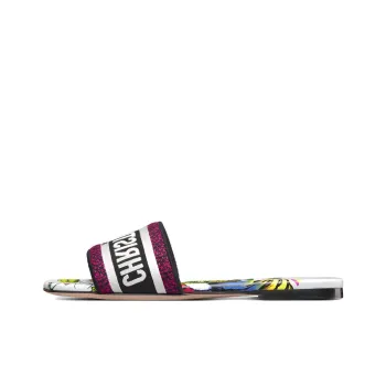DIOR Dway Slide Slippers Women's Purple White