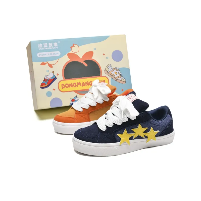 Anime Story Slip Resistant, Abrasion Resistant, Lightweight, Breathable Low Top Skateboard Shoes Unisex-43