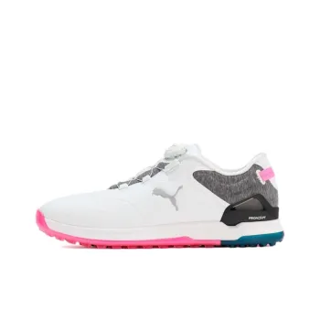 PUMA ProAdapt Alphacat Anti Slip Wear Resistant Low Top Golf Shoes Men's White Pink