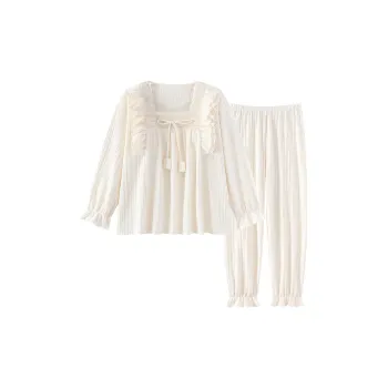 O'MESIK Pajama Set Women's Fairy White