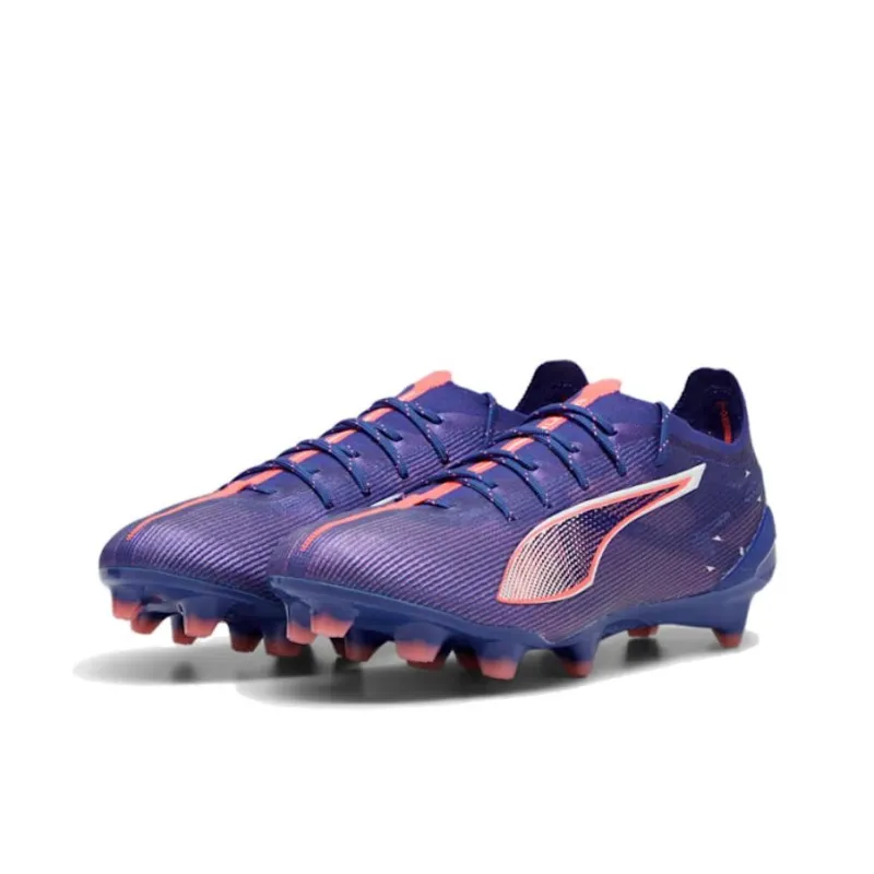 PUMA Ultra 5 FG Firm Ground Slip Resistant, Abrasion Resistant, Breathable Soccer Shoes Women's Purple Orange-2