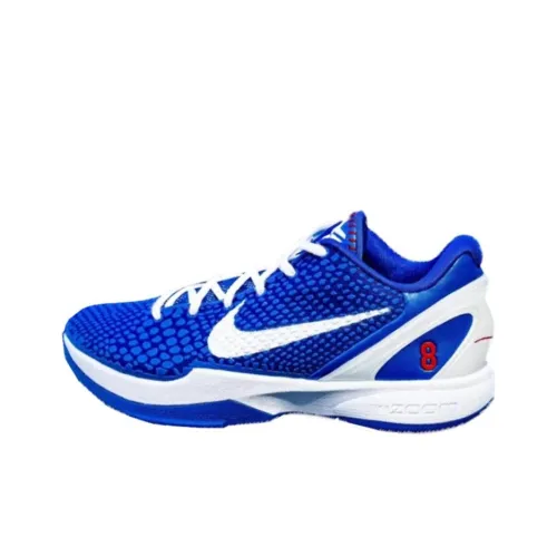 Nike Zoom Kobe 6 Basketball Shoes Men Low-Top Blue/White