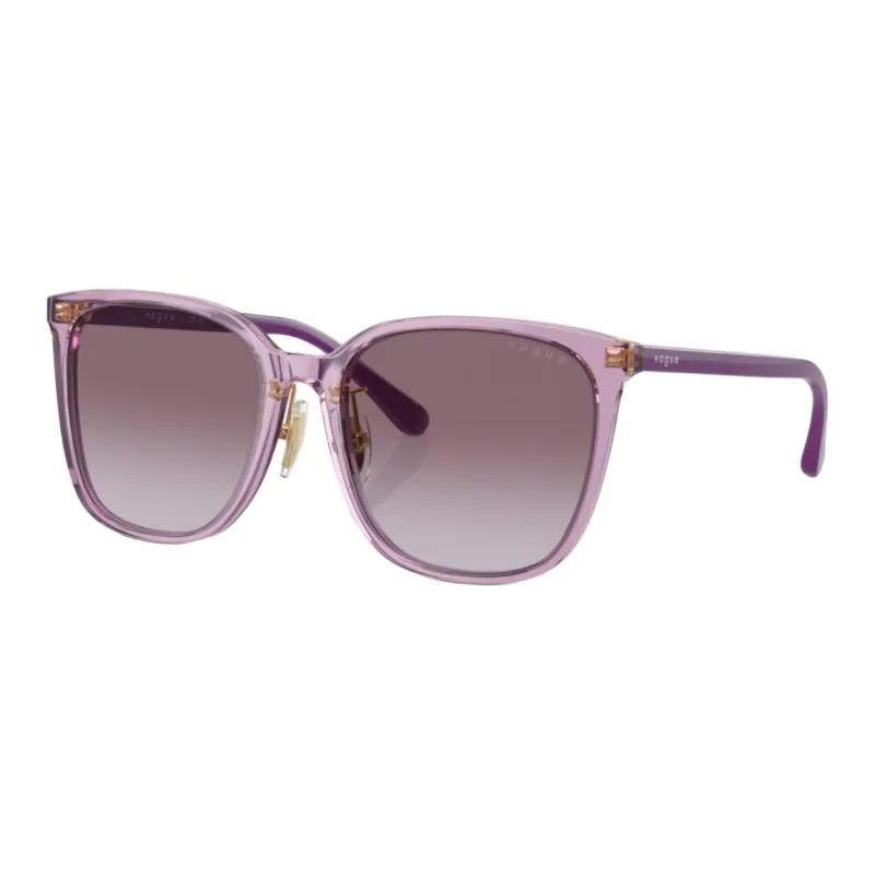 VOGUE Acetate Square Sunglasses Women's Purple-0