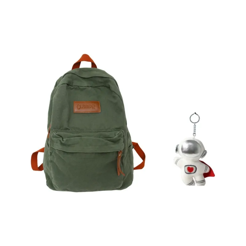 BRABOSTON Canvas Backpack Regular Unisex Black/White/Brown/Green-18