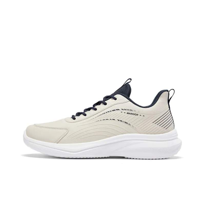 Warrior Cushioning, Abrasion Resistant, And Waterproof Casual Running Shoes Men's Beige-0