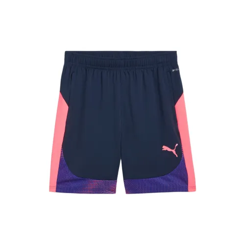 PUMA IndividualFINAL Series Sports Shorts Men Navy Dark Purple