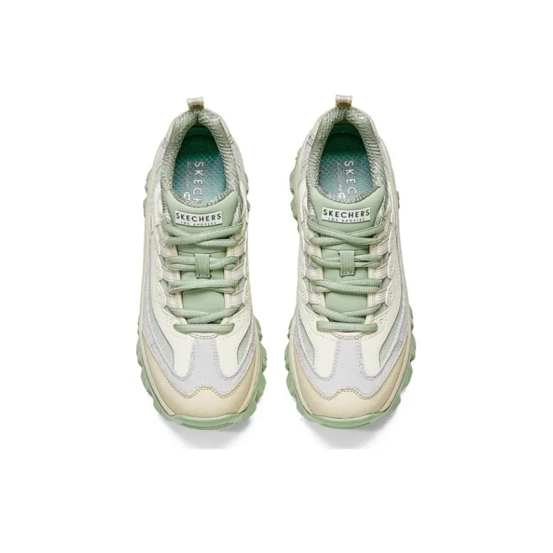 Skechers Street Anti-Slip Wear-Resistant Low-Top Chunky Sneakers Women's Mint Green-3