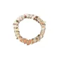 Multicolor Polka Dot Plush Hair Tie-Brown-10 Pack