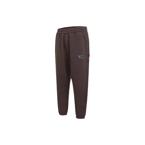 Nike Knitted Sweatpants Men Brown