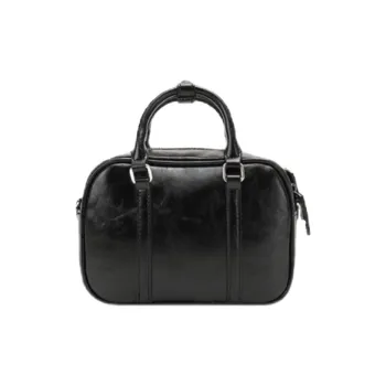 Carksky PU Crossbody Bags Handbags Medium Size Women's Black/Pink