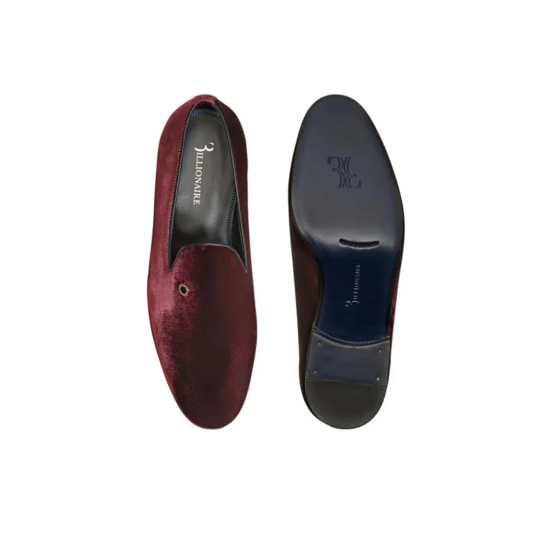 Billionaire Elegant Loafers Men's Red-3