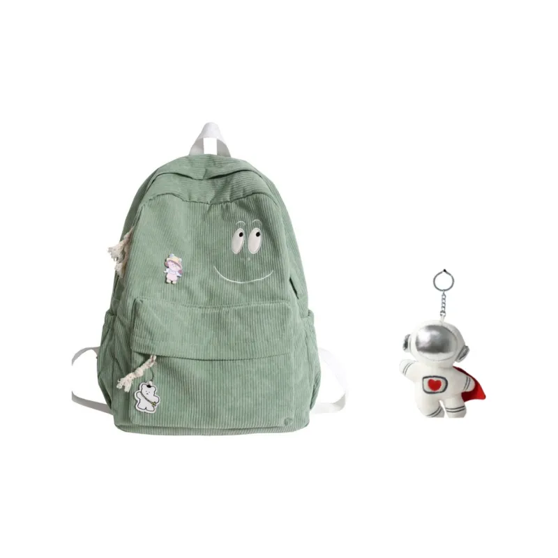 BRABOSTON Corduroy Backpack Regular Unisex Khaki/Pink/Black/Green-4