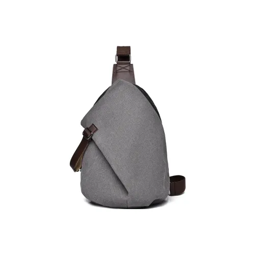 BAODIDAISHU Nylon Shoulder Bag Crossbody Bag Sling Bags Men's Gray/Black/Khaki