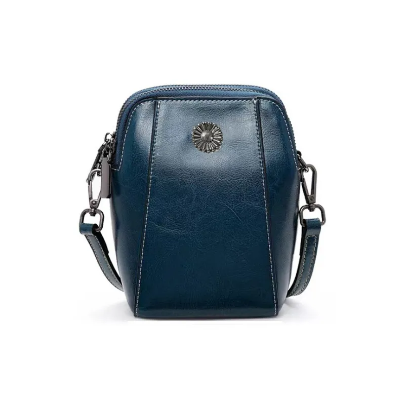 Yalu Cow Leather Shoulder Bag, Crossbody Bag Women's Multicolor-4