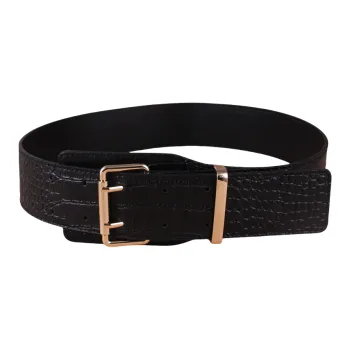 Emperor Penguin Belted Waist, Oversized Dressy Top With Decorative Flair Leather Belts Women's 4.5cm