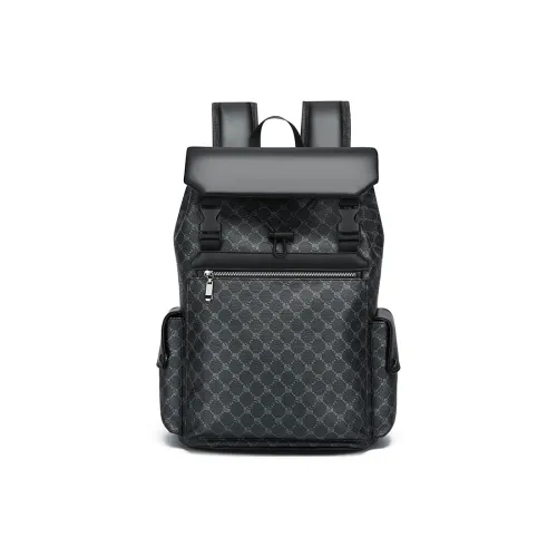 BAODIDAISHU PU Laptop Bag Regular Men's Black