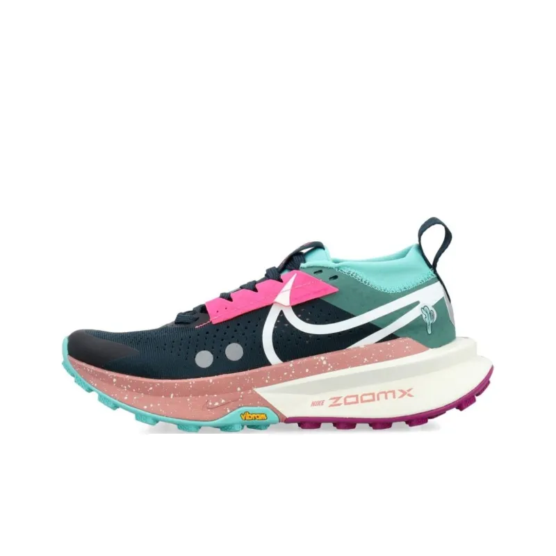Nike ZoomX Zegama 2 Armory Navy Green Frost Vivid Grape Sail Women's-0