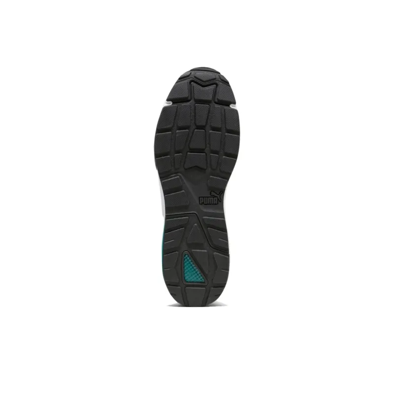 PUMA Vis2k Anti Slip And Wear Resistant Breathable Low Top Casual Shoes Unisex Black White Silver-4