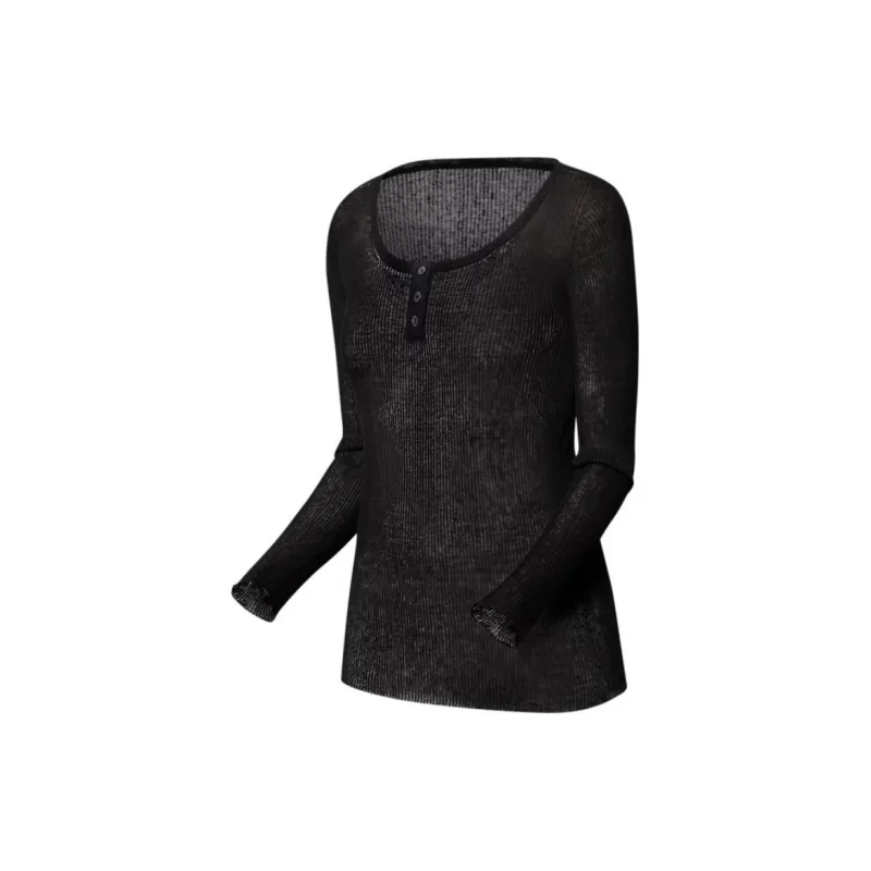 LOUIS VUITTON Ribbed Henley Top-2