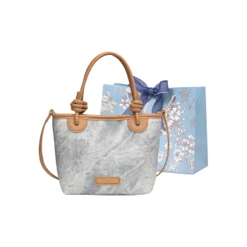 REDOO PU Shoulder Bag, Crossbody Bag, Portable Women's Blue/Pink/Black