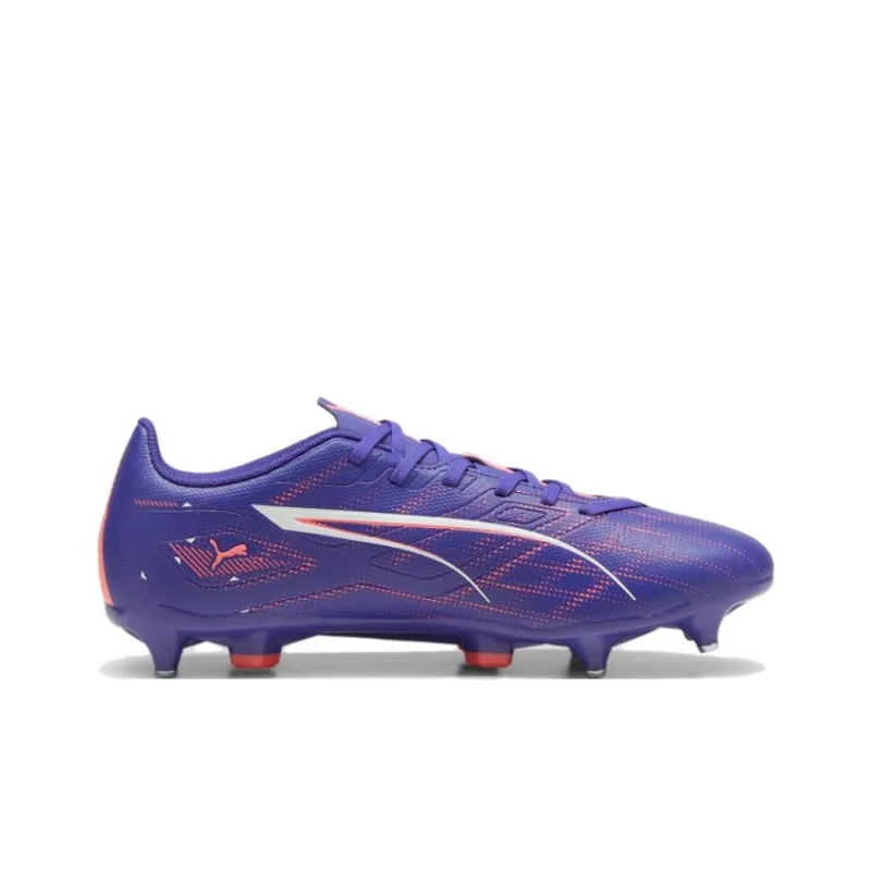 PUMA Ultra 5 Anti Slip Wear Resistant Soccer Shoes Men's Purple Orange-1