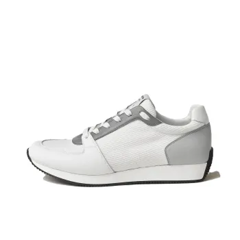 HERMES Escape Low Top Casual Shoes Men's White