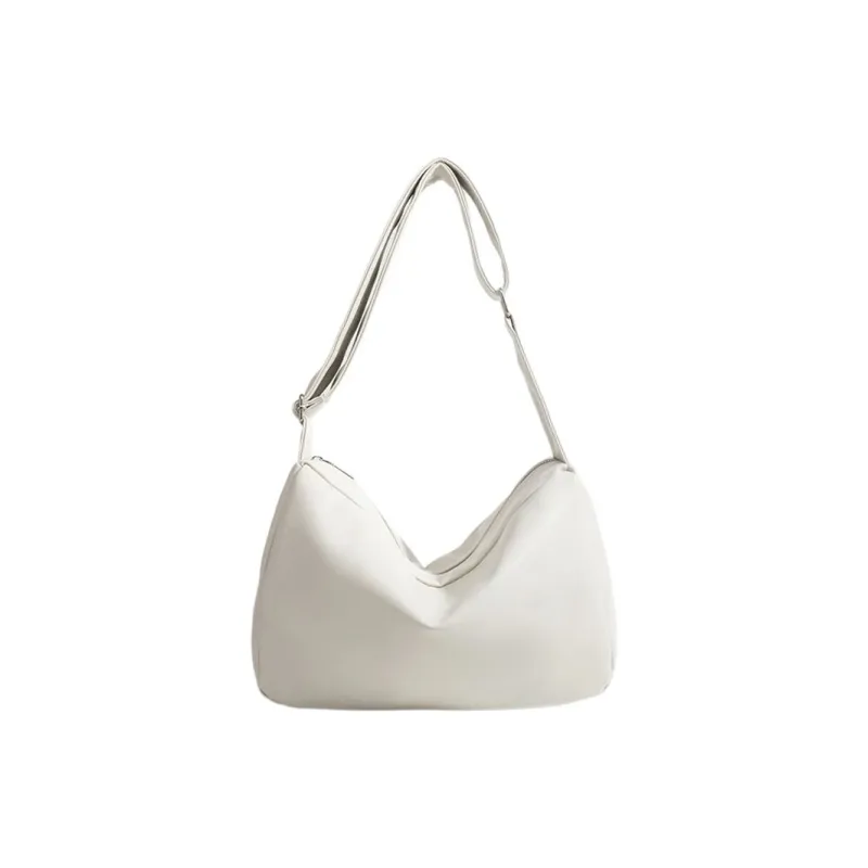Carksky PU Shoulder Bag Women's White/Black/Yellow-0