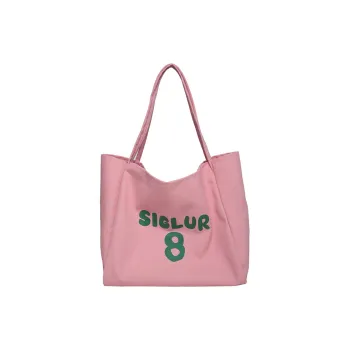 Travel Canvas Canvas Bag Shoulder Bags Regular Women's Pink/Blue/Yellow/Black/Red/Khaki