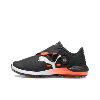 PUMA Anti Slip Wear Resistant Low Top Golf Shoes Men's Black