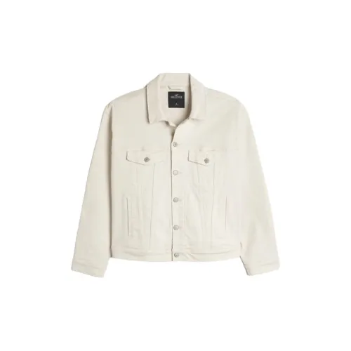 Hollister Jackets Men Cream